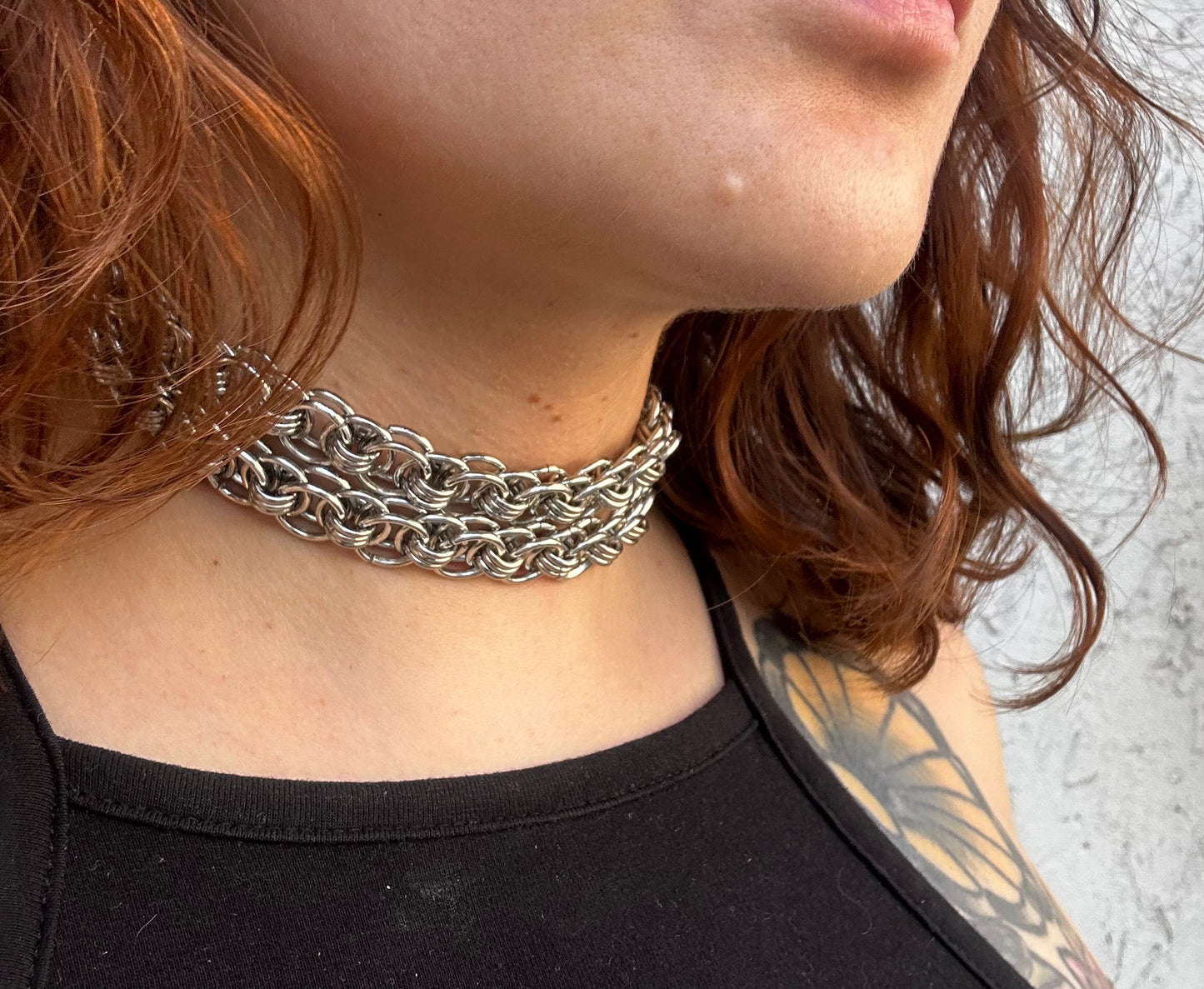 Gizeh chainmaille necklace
