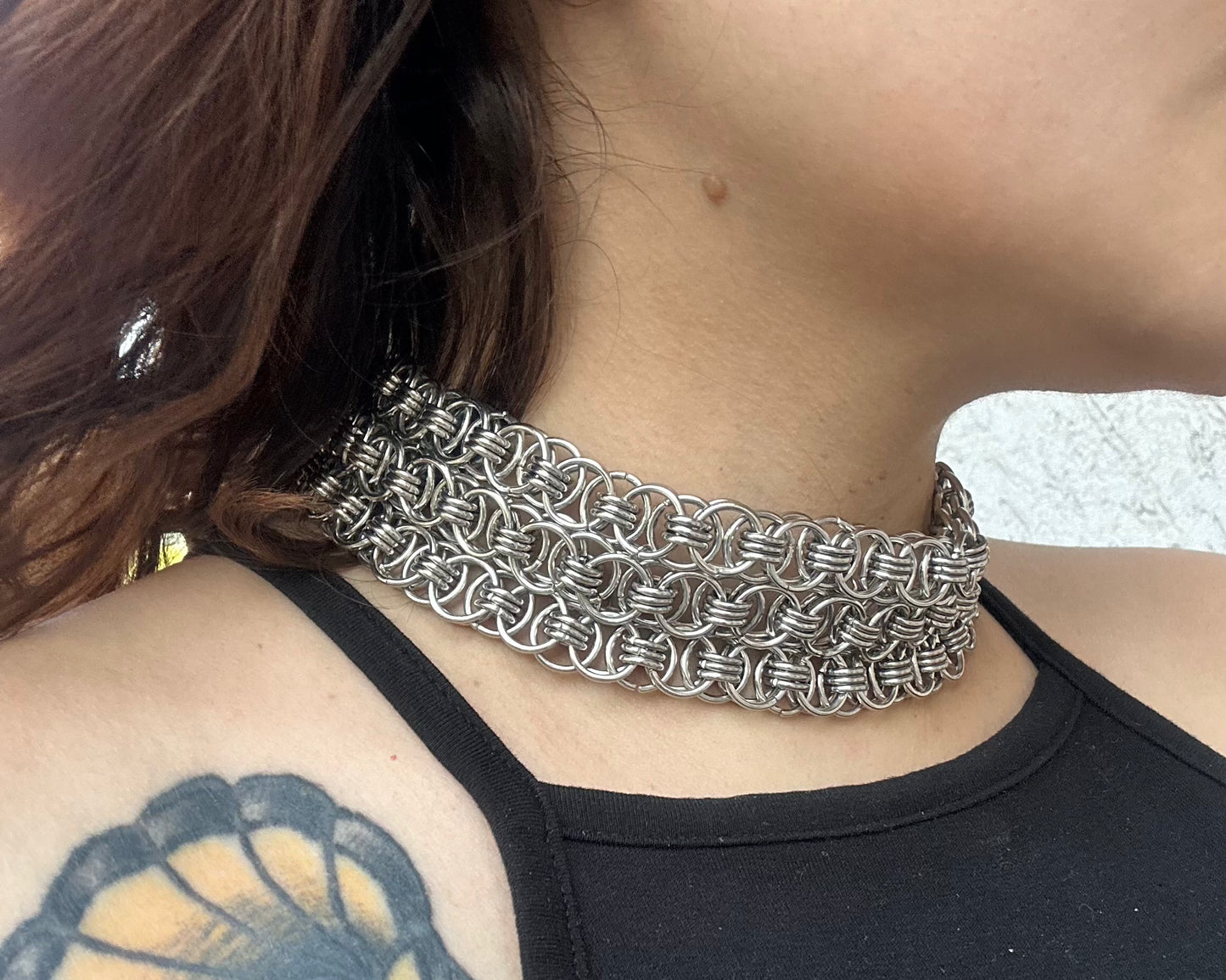 Gizeh chainmaille necklace