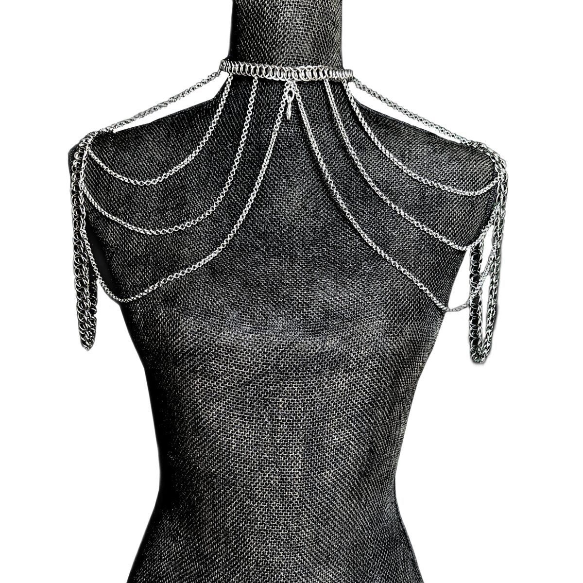 Tempera chainmaille body chain image 1