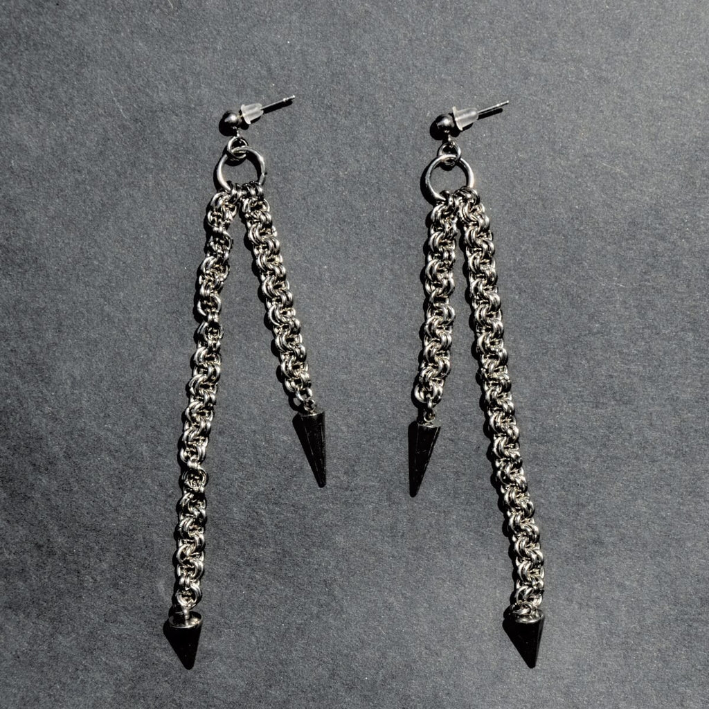 Vex chainmaille earrings image 2