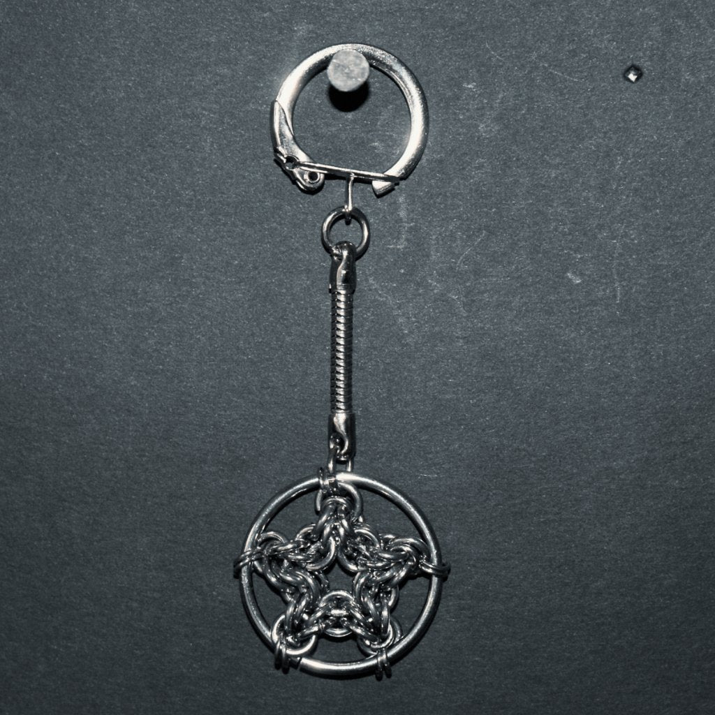 Pale Shelter Chainmaille keychain image 0