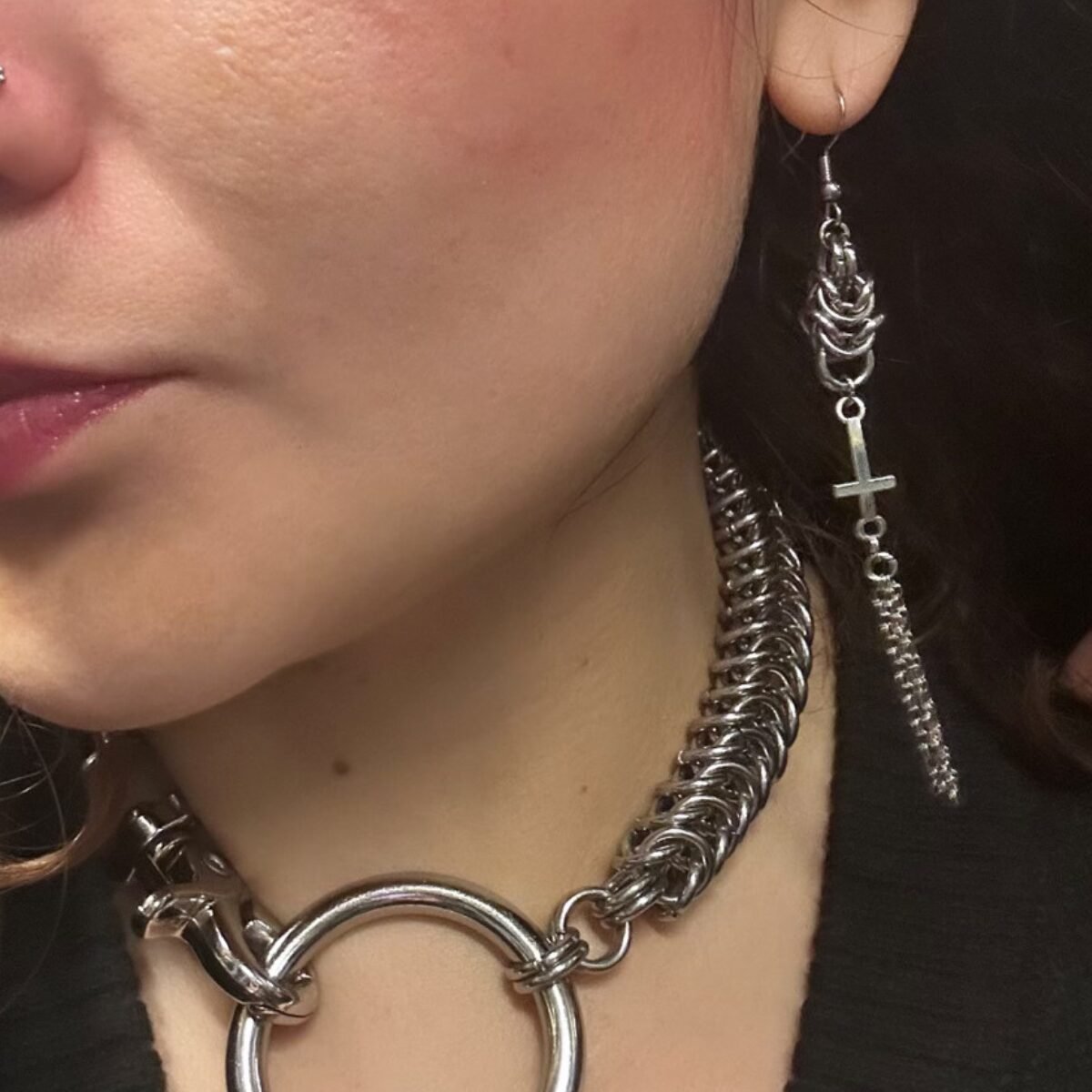 Oshin chainmaille earrings image 1