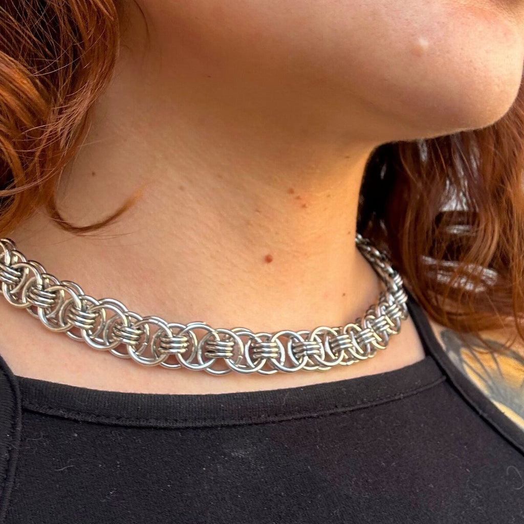 Gizeh chainmaille necklace image 0