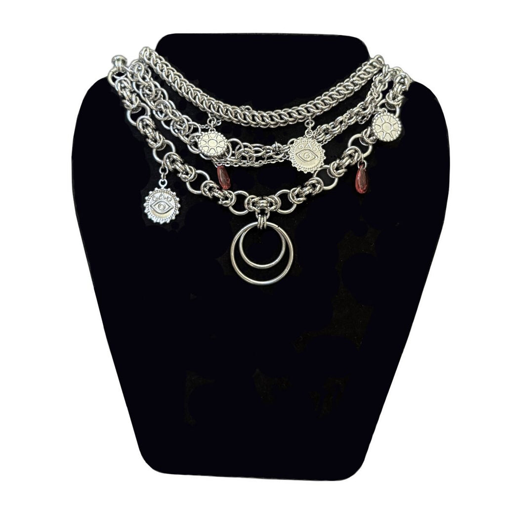Feral chainmaille necklace image 1