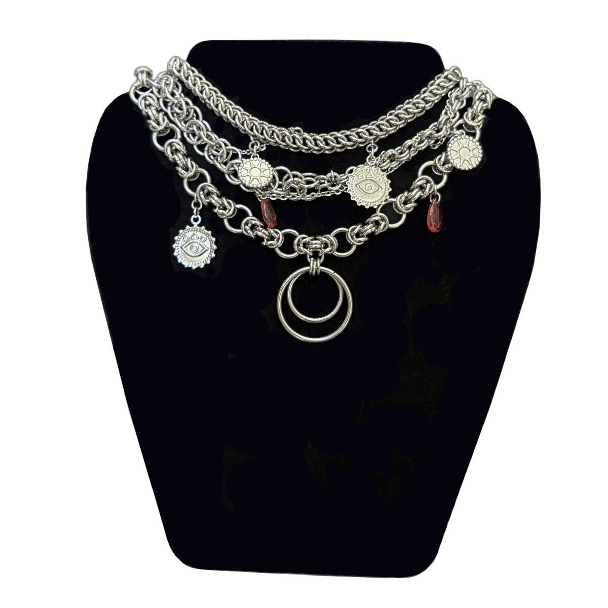 Feral chainmaille necklace image 1
