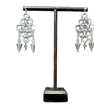 Graupel chainmaille earrings image 0