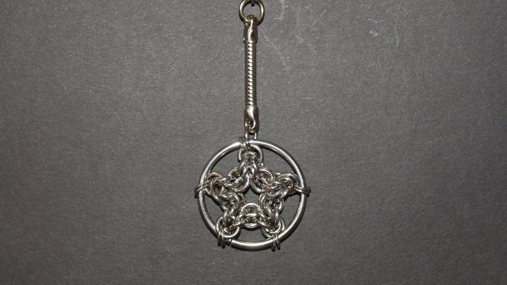 Pale Shelter Chainmaille keychain image 1