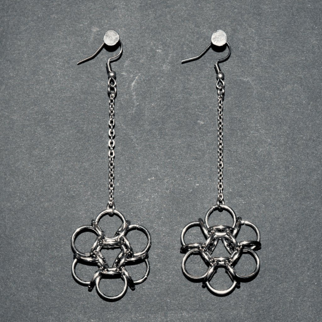 Frühling chainmaille earrings image 2