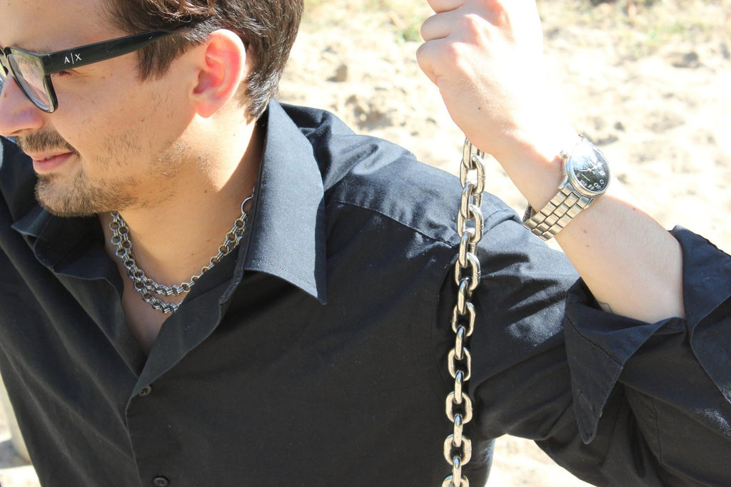 Double Down chainmaille necklace image 2