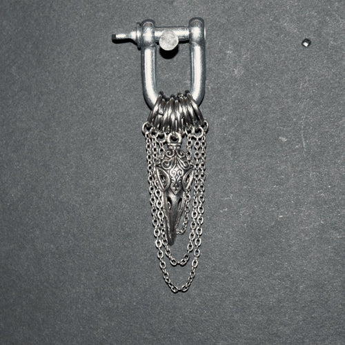 Dirge Chainmaille ear weight image 1
