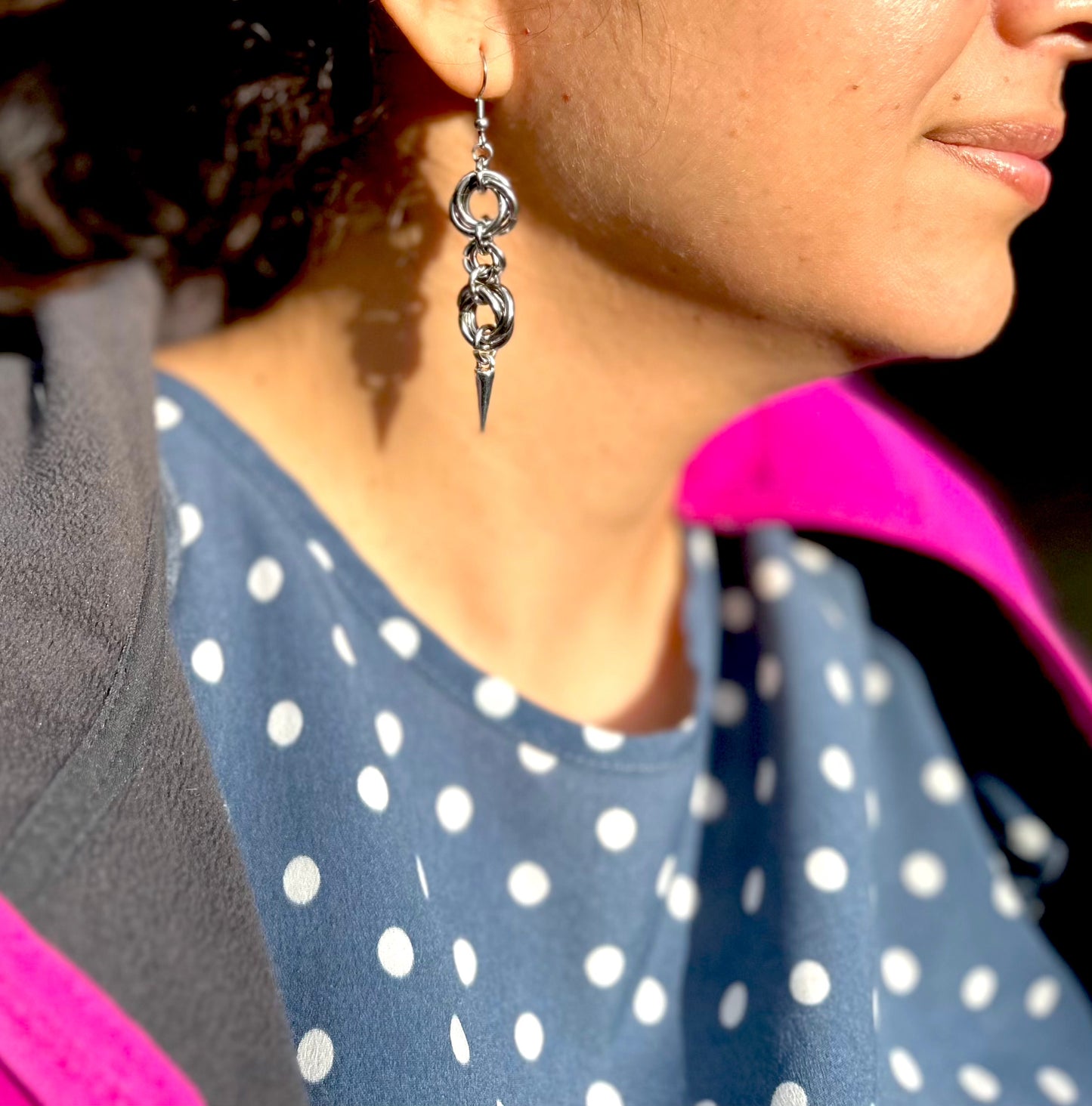 Adore chainmaille earrings