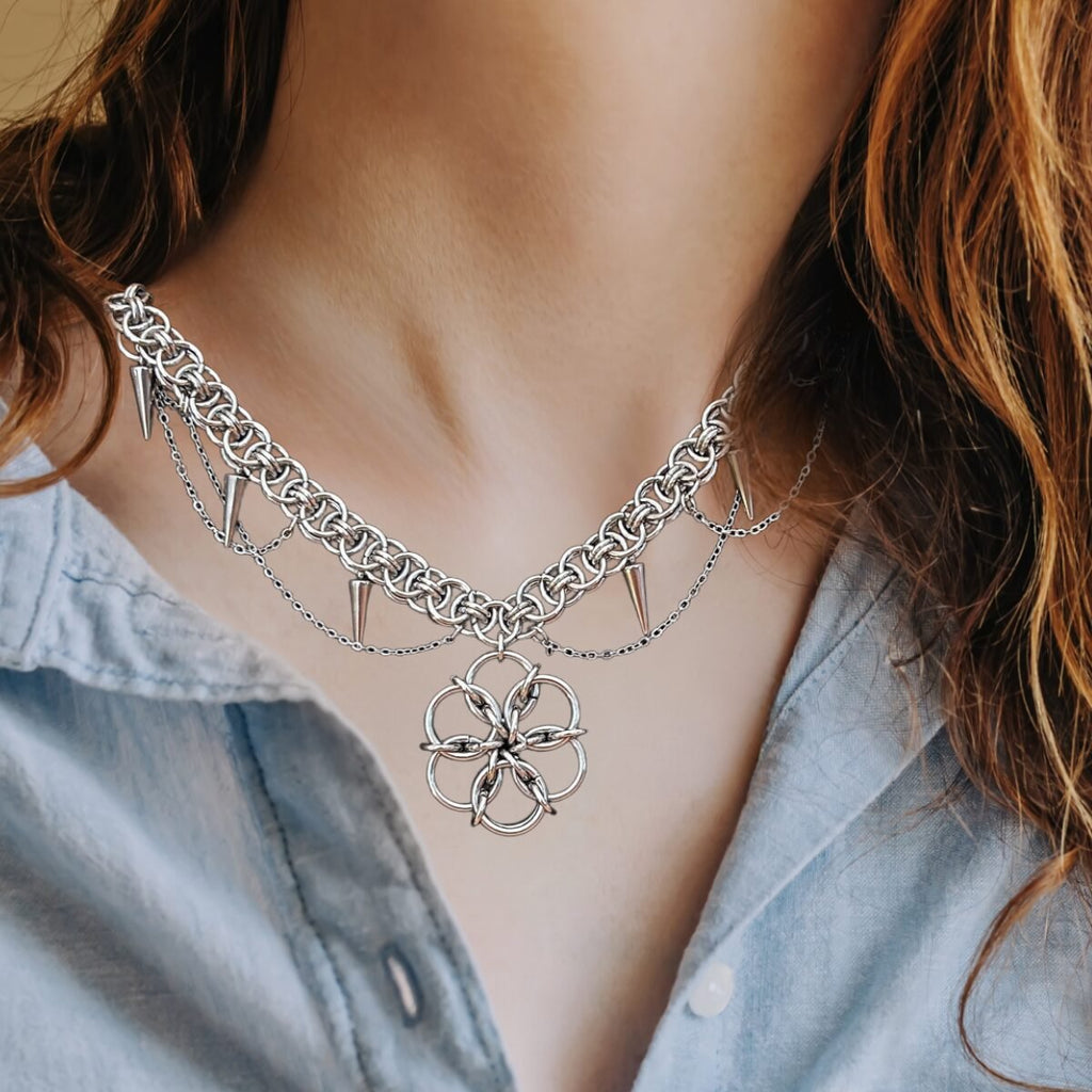 Saoirse chainmaille choker image 0