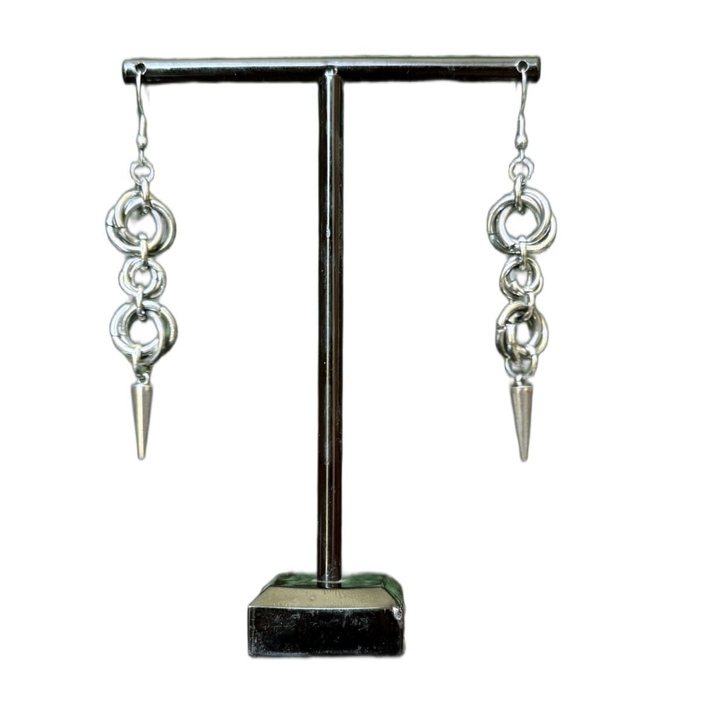 Adore chainmaille earrings image 1