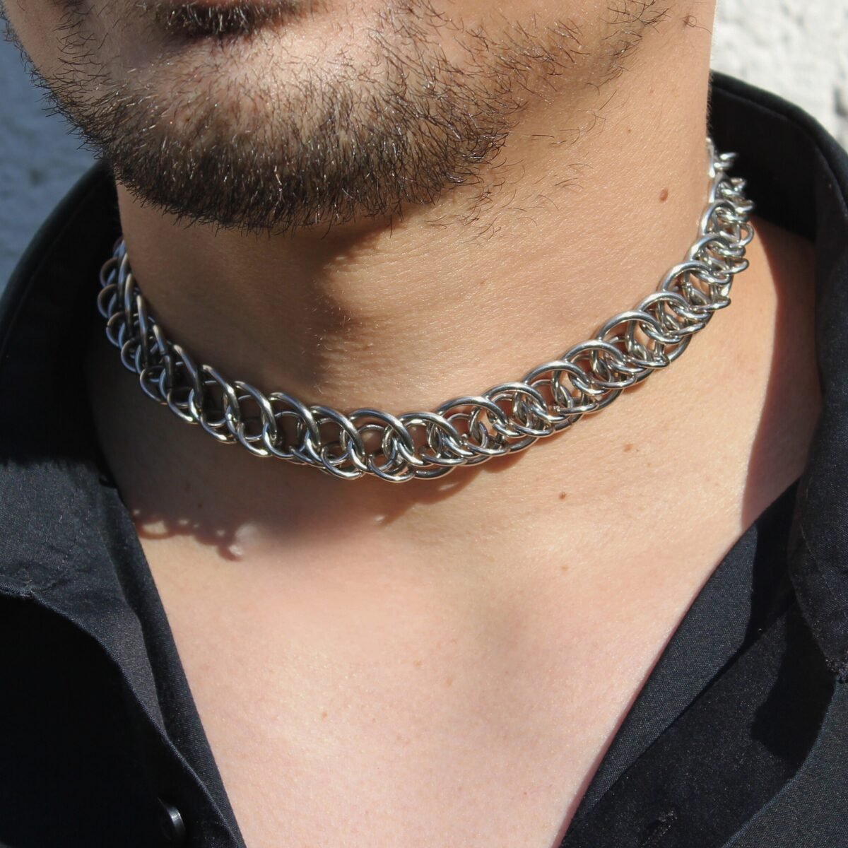 Resurrection chainmaille choker image 0