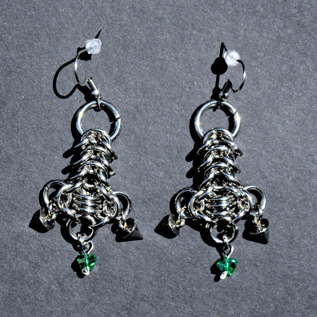 Novembre chainmaille earrings image 2