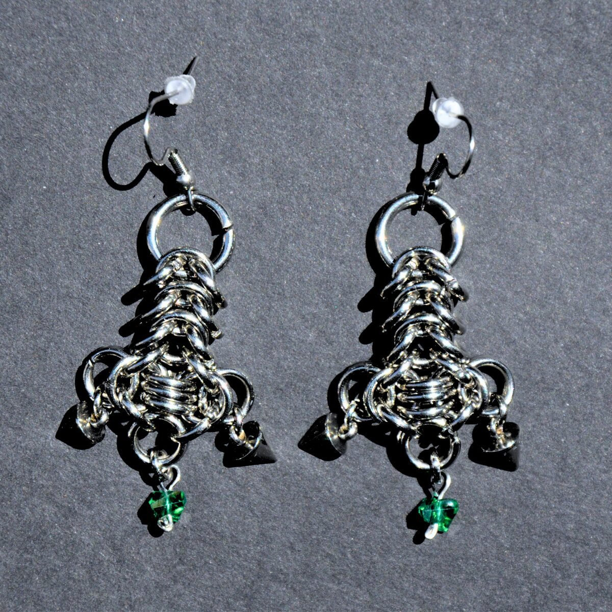 Novembre chainmaille earrings image 2