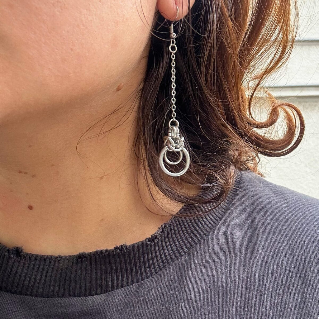 Sibeling chainmaille earrings image 0