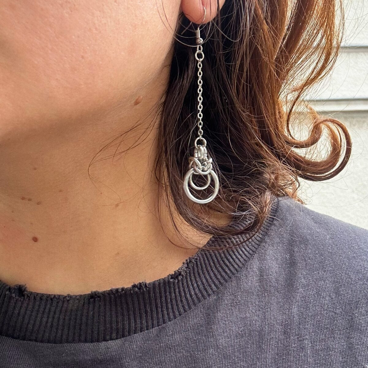 Sibeling chainmaille earrings image 0