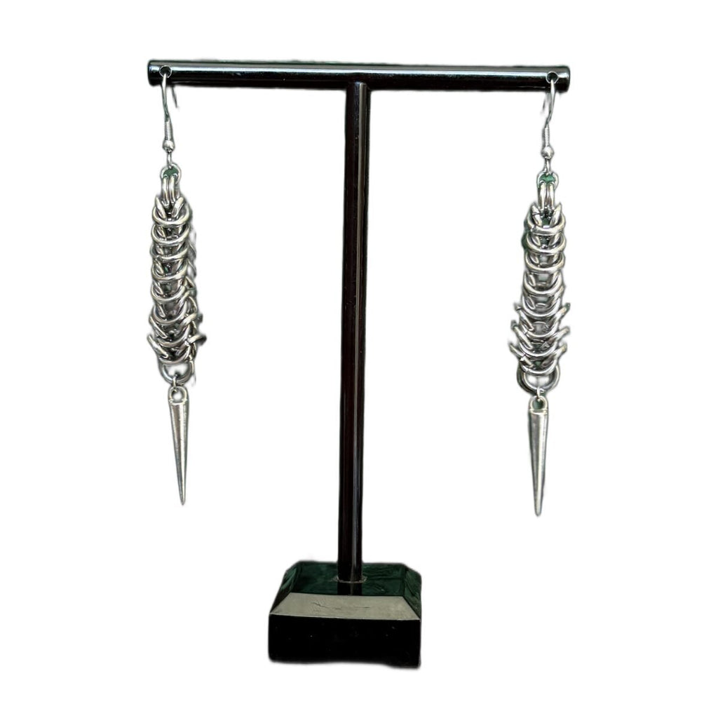 Evangeline chainmaille earrings image 1