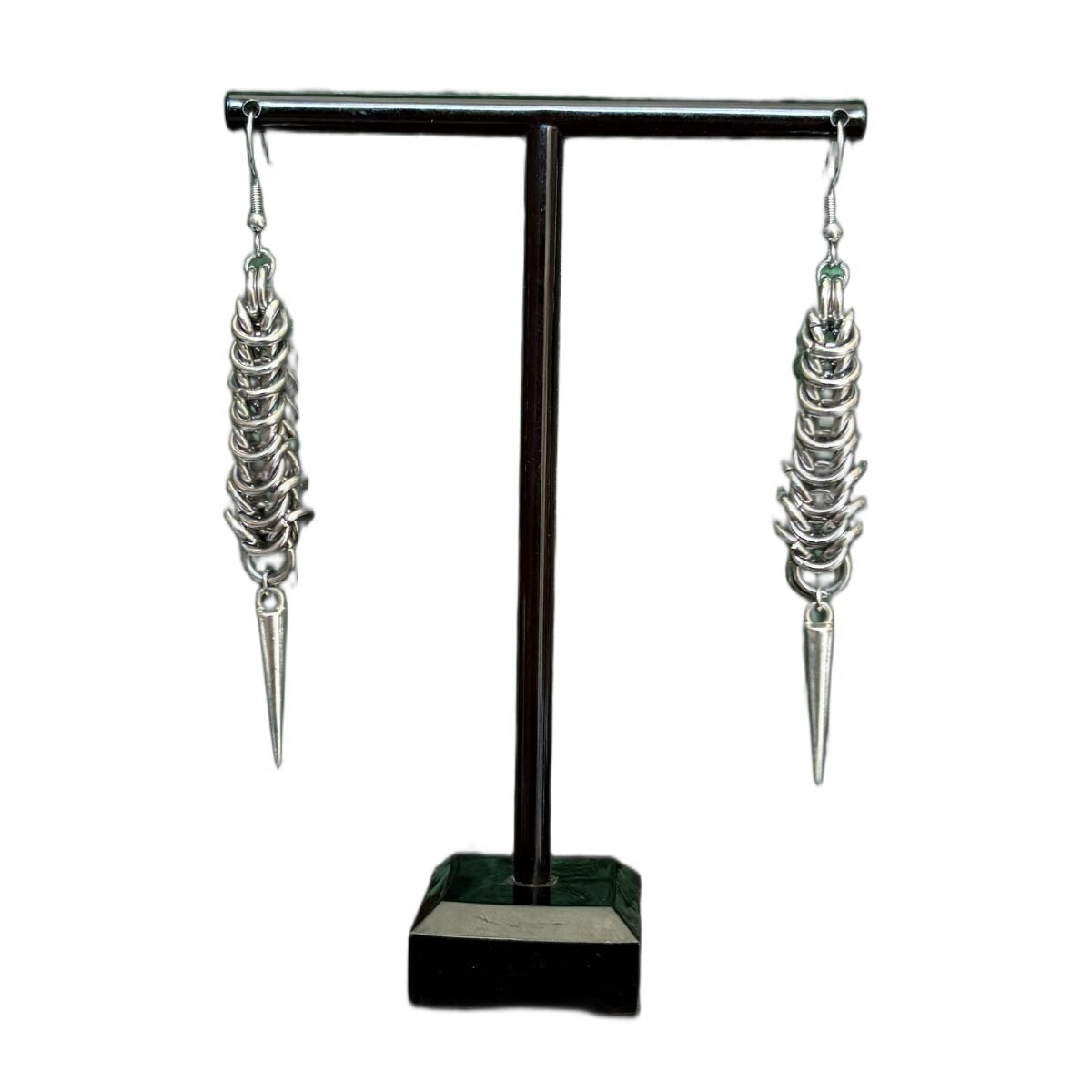 Evangeline chainmaille earrings image 1