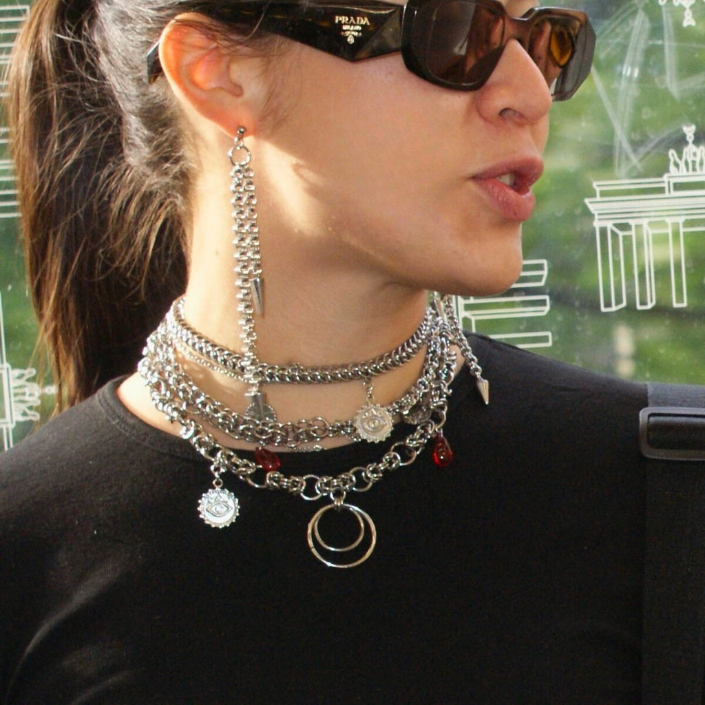 Feral chainmaille necklace image 0