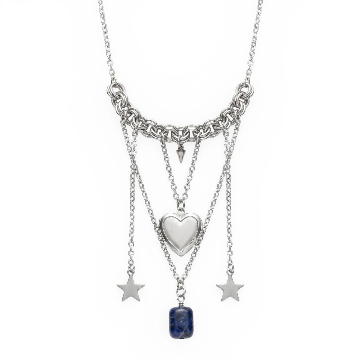 Endless Skies chainmaille necklace