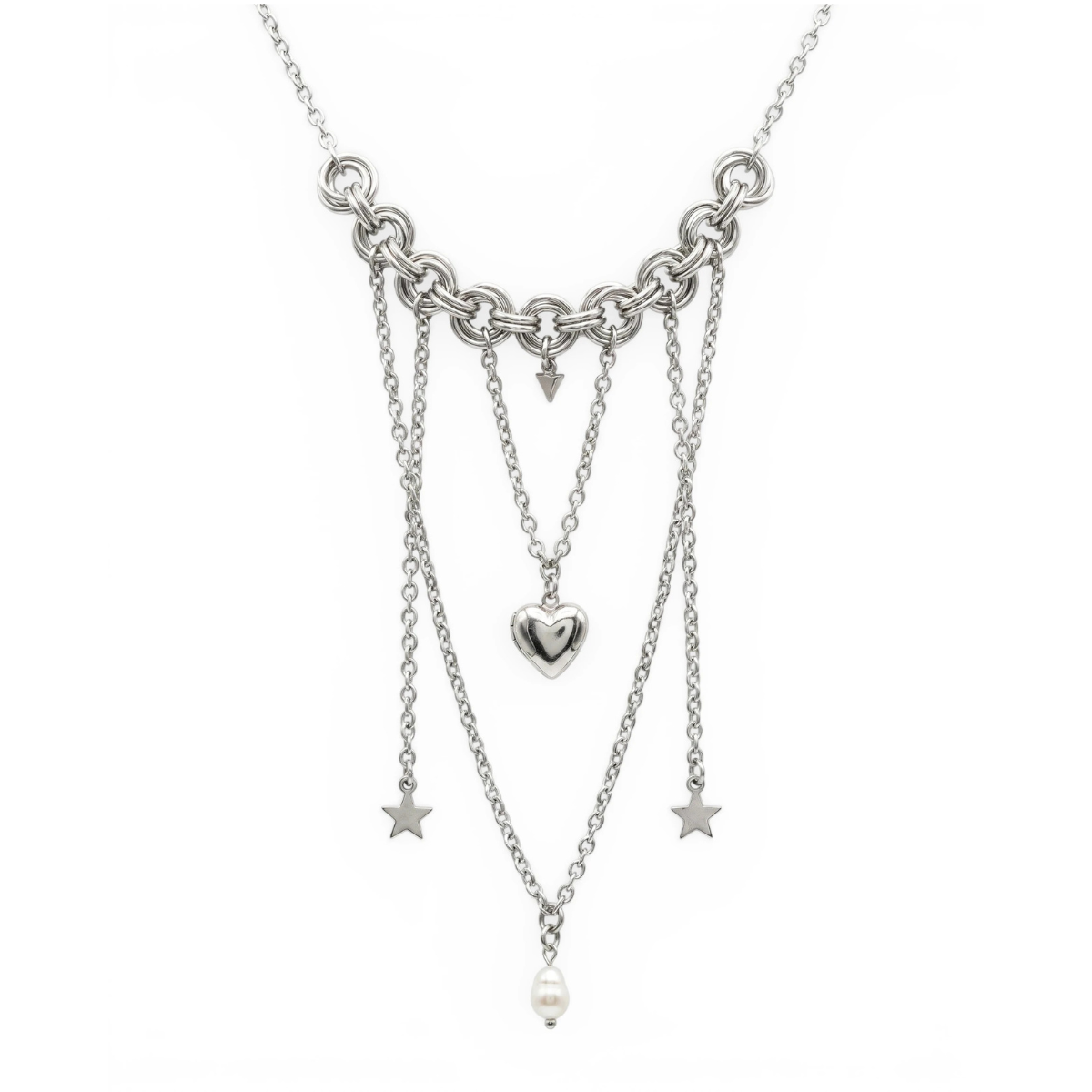 Endless Skies chainmaille necklace