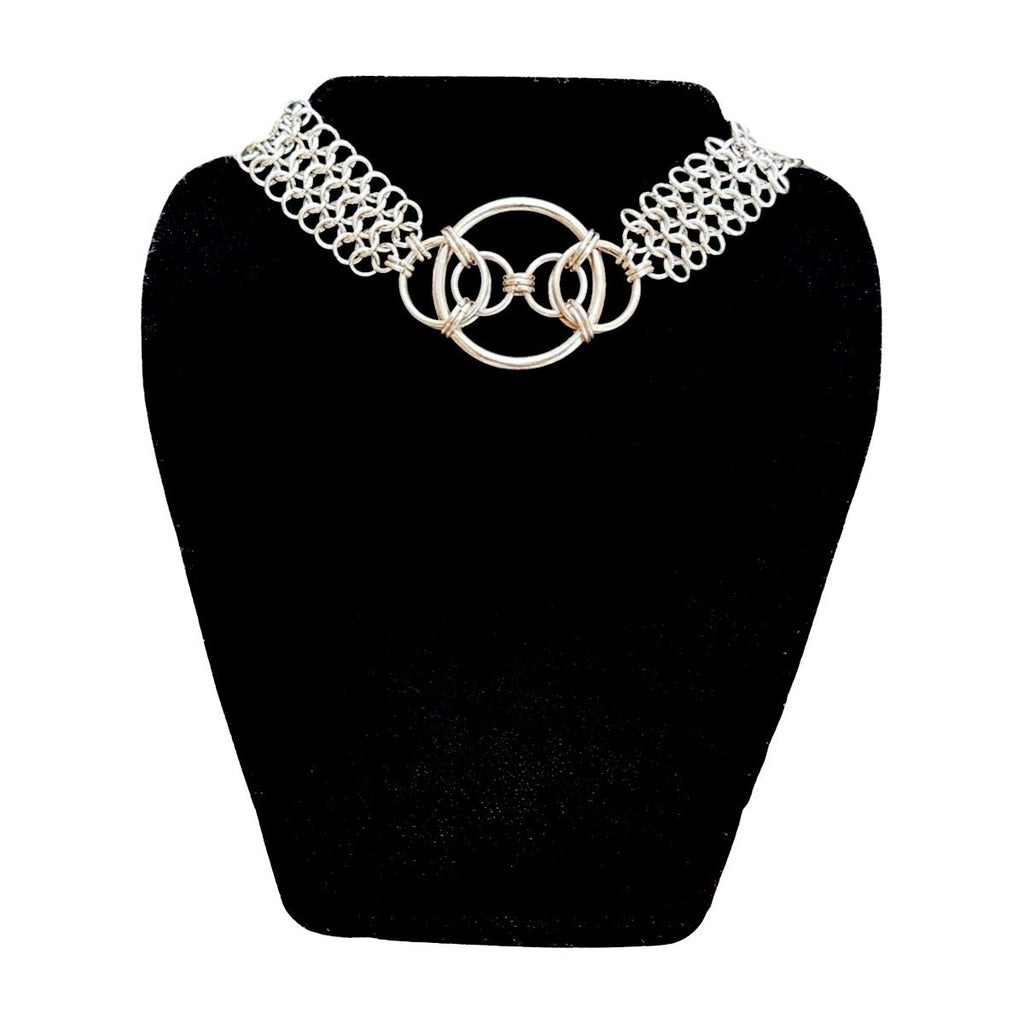 Strohmann chainmaille choker image 1