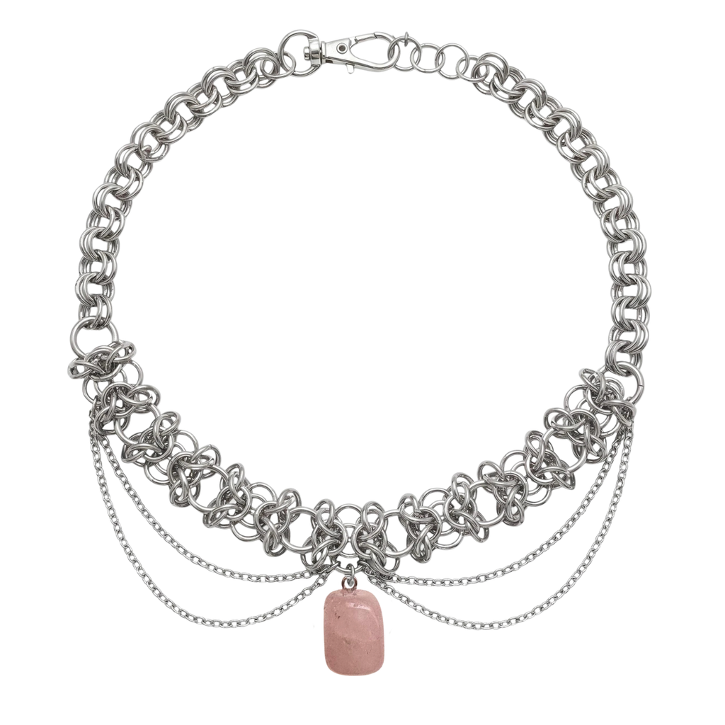 Papillon chainmaille necklace