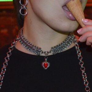 honeymoon chainmaille necklace