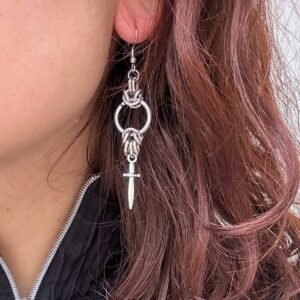 geheimnis chainmaille earrings