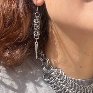 magdalena chainmaille earrings