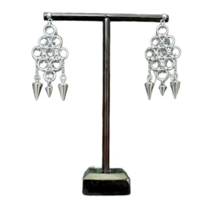 graupel chainmaille earrings