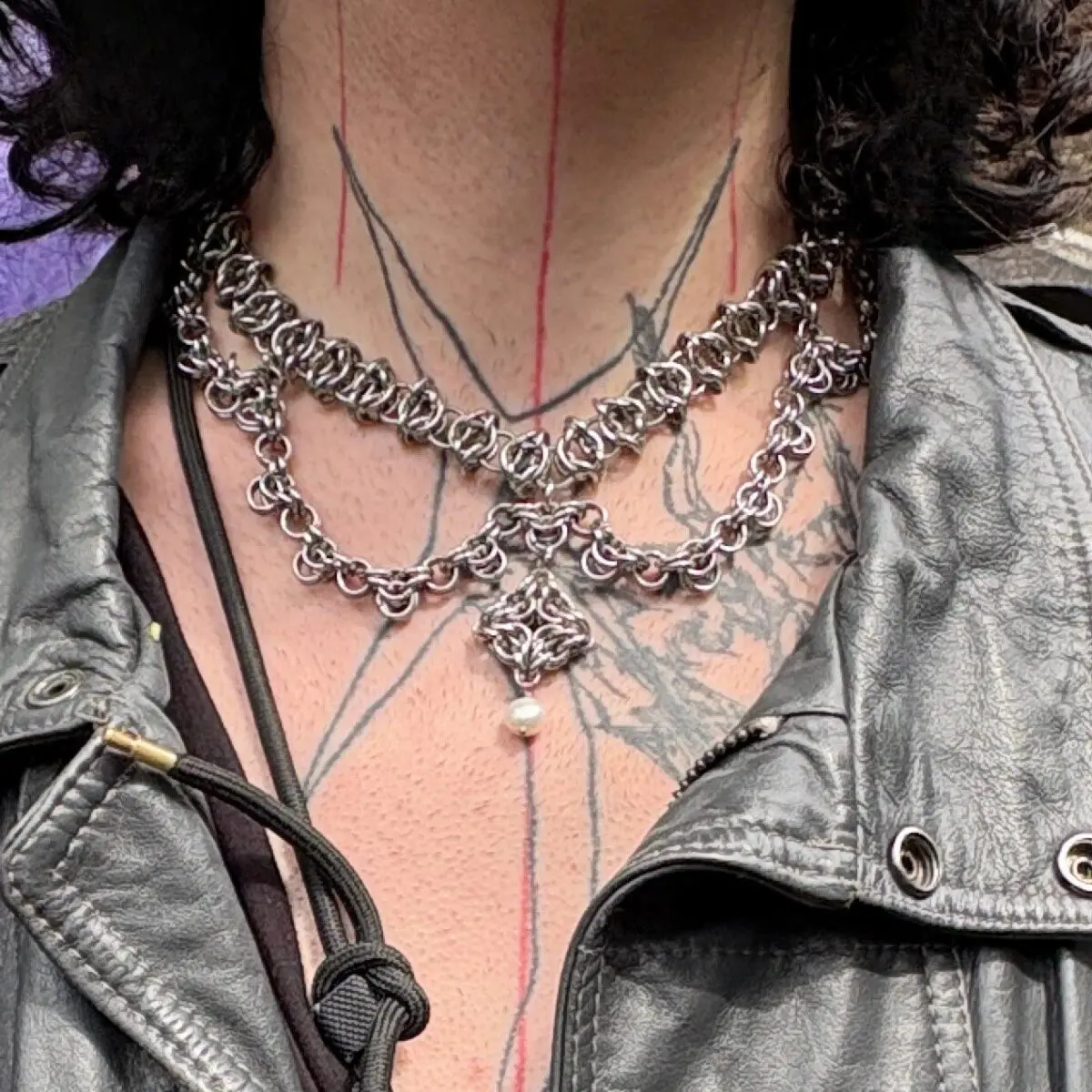 beatrix chainmaille necklace
