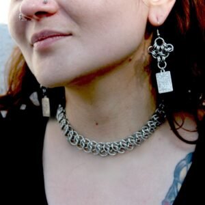 siren chainmaille necklace
