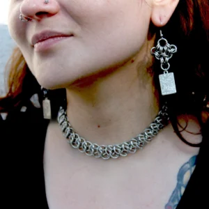 siren chainmaille necklace