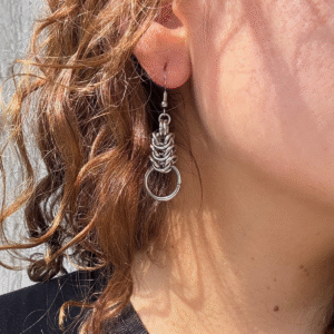 undertow chainmaille earrings